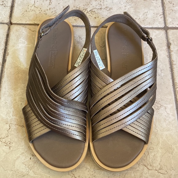 Timberland Adley Shore Cross Band Leather Sandals in Bronze 8.5 - Picture 2 of 10